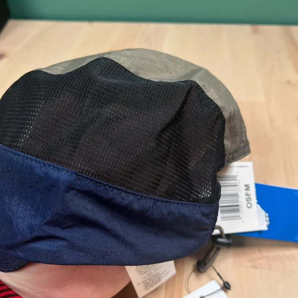 Adidas‎ Brain Dead Hat Cap Toggle OSFM Blue Gray Mesh Collab Limited Edition